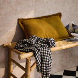 Sweeek. Bamboo Bench Fidji Natural 120X38X46 Cm - thumbnail 3