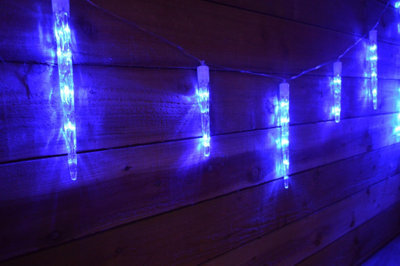 Samuel Alexander 6.9M Icicle Christmas Chaser Lights With 72 Blue Leds - image 1