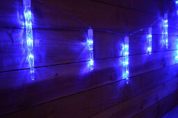 Samuel Alexander 6.9M Icicle Christmas Chaser Lights With 72 Blue Leds - thumbnail 1