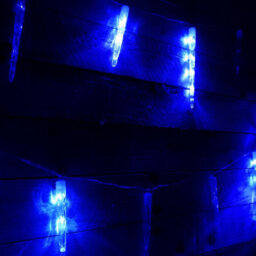 Samuel Alexander 6.9M Icicle Christmas Chaser Lights With 72 Blue Leds - thumbnail 3
