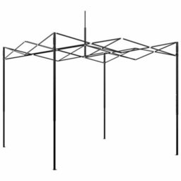 Walplus Greenhouse Folding With Roof Green 290 X 290 X 315 Cm Steel - thumbnail 5