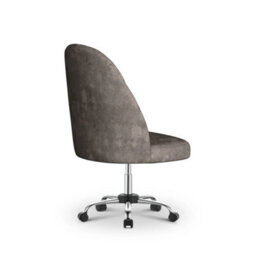Brown Desk Chair Adjustable Swivel Office Chair Vanity Chair For Home Office New - thumbnail 4