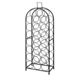 Wine Rack 23 Bottles Freestanding Storage Organiser Stand - thumbnail 1