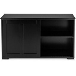 Freestanding Kitchen Storage Cabinet Floor Storage Cabinet-Black - thumbnail 1