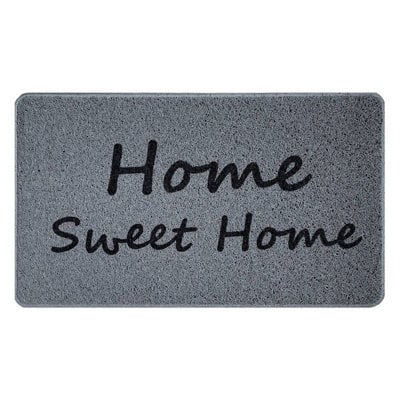 Nicoman Spaghetti Novelty Uv Print Door Mat Grey 75 X 45Cm - Home Sweet Home - image 1