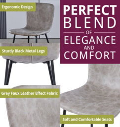 Hallowood Furniture Cullompton Large Round White Marble Effect Dining Table 120Cm With 4 Taupe Leather Effect Chairs - thumbnail 6