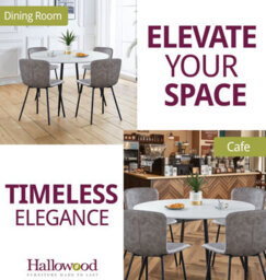 Hallowood Furniture Cullompton Large Round White Marble Effect Dining Table 120Cm With 4 Taupe Leather Effect Chairs - thumbnail 7