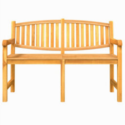 Berkfield Garden Bench 149.5X60X90 Cm Solid Teak Wood - thumbnail 3