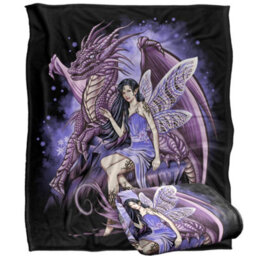 Jq Licensing Protectors Of The Realm Silky Fairy & Dragon Supersoft Blanket Multicoloured (152Cm X 127Cm) - thumbnail 2