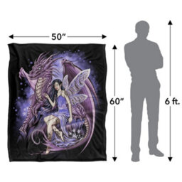 Jq Licensing Protectors Of The Realm Silky Fairy & Dragon Supersoft Blanket Multicoloured (152Cm X 127Cm) - thumbnail 6