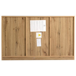 Btm Oak Buffet Sideboard With 3 Drawers, 3 Doors & Adjustable Shelves, Farmhouse Wine Cabinet For Dining/kitchen - thumbnail 7