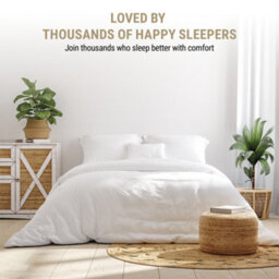 Sleepynights Polycotton Hollowfibre Premium Pillows - 4 Pack - thumbnail 5