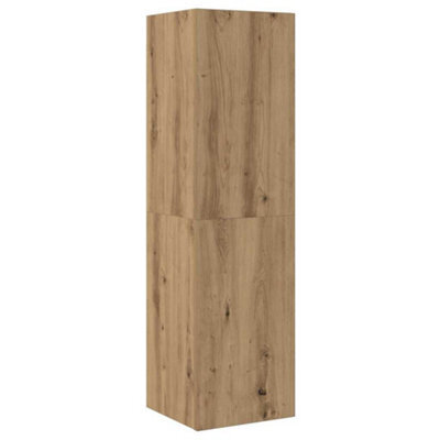 Berkfield Modern Tv Cabinet Artisan Oak 30.5X30X110 Cm Engineered Wood - image 1