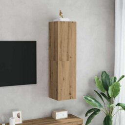 Berkfield Modern Tv Cabinet Artisan Oak 30.5X30X110 Cm Engineered Wood - thumbnail 3