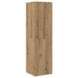 Berkfield Modern Tv Cabinet Artisan Oak 30.5X30X110 Cm Engineered Wood - thumbnail 1