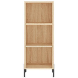 Berkfield Highboard Sonoma Oak 34.5X34X180 Cm Engineered Wood - thumbnail 8