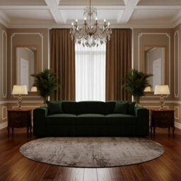 Modern Santos Sofa With Bed Function Stylish Upholstery And Comfortable Seating Perfect For Living Room Green - thumbnail 2