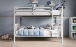 Stratus Interiors Hero Childrens Wooden Bunk Bed White And Grey - Grey - Add Professional Assembly And Delivery To Room Of Choice - thumbnail 5