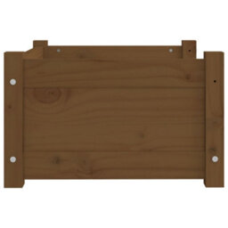 Berkfield Dog Bed Honey Brown 55.5X45.5X28 Cm Solid Pine Wood - thumbnail 6