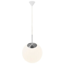 Nordlux Cafe Glass Pendant Light Hand Blown Glass White,mains - thumbnail 7