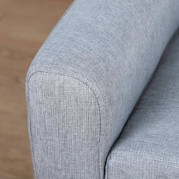 Homcom Kids Sofa Children Couch Toddler Armchair Seat Bedroom Nursery Grey - thumbnail 7