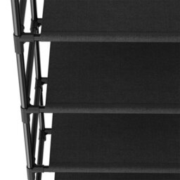 7Tier Metal Shoe Rack Sturdy Steel Shelf Footwear Stand For Small Space Dorm - thumbnail 2