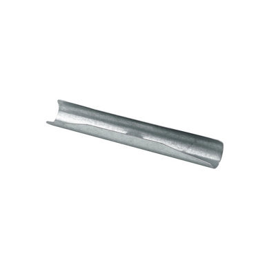 Nisis Silver Nickel Effect Metal Clip Pole Connector, (L)110mm (Dia)19mm - image 1