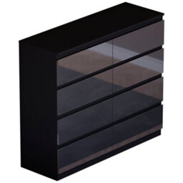 Lassic Vida Designs Glinton 8 Drawer Chest (100% Fsc) , Black