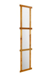 Mirroroutlet The Trellis Garden Mirror Scandinavian Spruce Wood 180Cm X 36Cm - thumbnail 3