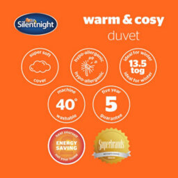Silentnight Warm & Cosy 13.5 Tog, White, Single - thumbnail 9