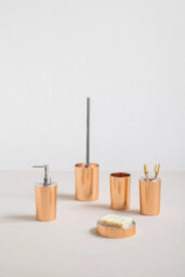 Orsina Shine Toilet Brush And Holder Bathroom Set - thumbnail 2