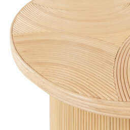 Wyld and Coco Ilios Set Of 2 Natural Rattan Round Coffee Tables - Handwoven Boho Duo - thumbnail 6