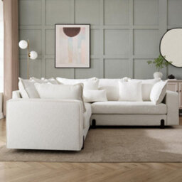 Home Detail Hayley Corner Sofa, White Boucle - thumbnail 2