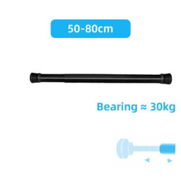 50-80Cm Telescopic Net Curtain Tension Rod Pole Rods - thumbnail 1