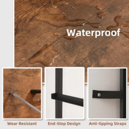 Eco-Friendly Tall Chest Of Drawers - 5 Drawers, Lightweight Scratch-Resist Wbr Ant - thumbnail 3