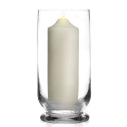 Maison and White Tall Glass Storm Lantern Candle Holder - thumbnail 2