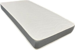 Wilson Beds Limited - 4Ft Small Double Rainbow Kids Basic Grey Quilted Conventional Foam Free Spring Mattress - thumbnail 2