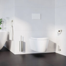 Smedbo Wall Mounted Spare Toilet Roll Holder Non Rust Brass Core - thumbnail 2