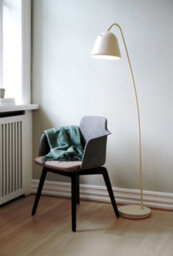 Nordlux Fleur Metal Floor Lamp Toggle Switch Brown,mains - thumbnail 4