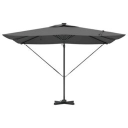 Berkfield Modern Cantilever Roma Parasol 286 X 285 X 270 Cm Aluminium - thumbnail 6