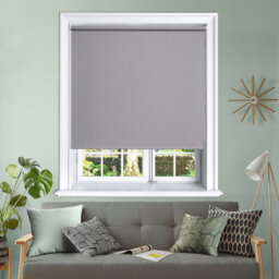 Lister Cartwright Blackout Plain Roller Blinds Windows Blind Child Safety Included (Grey, 90 Cm Width X 160 Cm Drop) - thumbnail 3