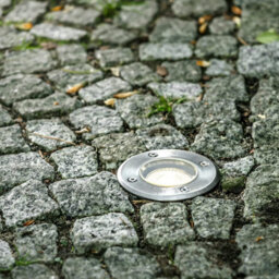 CGC Lighting Nola - Cgc Round Small Single Stainless Steel Pathway Inground Or Decking Lights - thumbnail 1