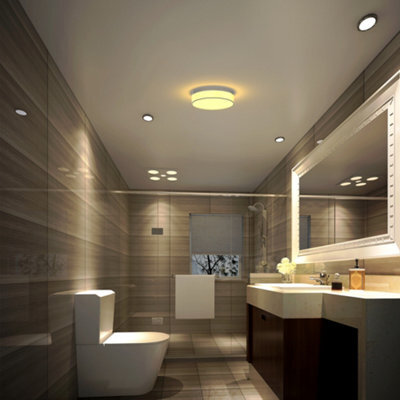 FNX Bathrooms Aspen Tunable Ip44 Led Ceiling Light With Bluetooth Speaker 17W - image 1