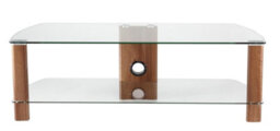 Alphason Century Tv-Stand Walnut Look/glass, 1200mm - thumbnail 1
