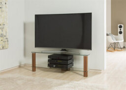 Alphason Century Tv-Stand Walnut Look/glass, 1200mm - thumbnail 4
