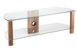 Alphason Century Tv-Stand Walnut Look/glass, 1200mm - thumbnail 2