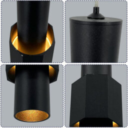 Ledsone Modern Led Pendant Light 95Cm Long Tube Cylinder Ceiling Lamp Contemporary Pipe Hanging Fixture - thumbnail 4