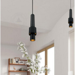 Ledsone Modern Led Pendant Light 95Cm Long Tube Cylinder Ceiling Lamp Contemporary Pipe Hanging Fixture - thumbnail 2