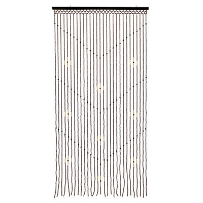 Jvl Tuscany Beaded Door Curtain, 90 X 180 Cm, Arrow - image 1