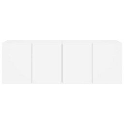Berkfield Tv Cabinets Wall-Mounted 2 Pcs White 60X30X41 Cm - thumbnail 7